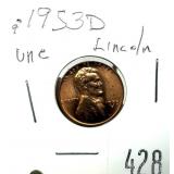 1953-D Lincoln cent