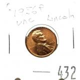 1956 Lincoln cent