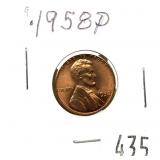1958 Lincoln cent