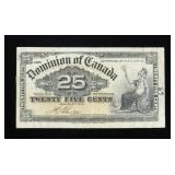 Canadian $.25 fractional note, series of 1900