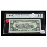$10 error note, series of 1977, PMG slab certified