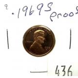 1969-S Lincoln cent, Proof
