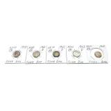 x5- Dimes, 90% silver, -x5 dimes, Sold by