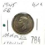 1945 British shilling