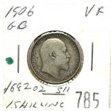 1906 British shilling
