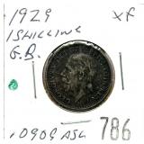 1929 British shilling