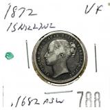 1872 British shilling