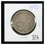 1890 Morgan dollar