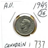 1949 Canadian nickel