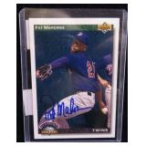 Pat Mahomes 1992 Upper Deck #776 signed Debuts