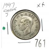 1947 Canadian half dollar