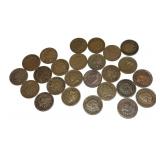x15- Indian Head cents, mixed dates, -x15 cents,