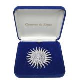 Camrose & Kross Jacqueline Kennedy starburst pin
