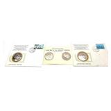 x4- Franklin Mint sterling silver rounds,