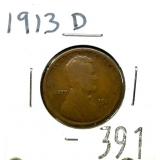1913-D Lincoln cent