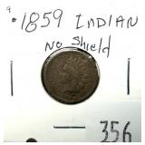 1859 Indian Head cent