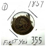 1859 Indian Head cent