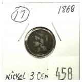 1863 3-cent nickel