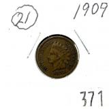 1909 Indian Head cent
