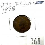 1878 Indian Head cent