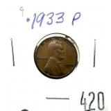 1933 Lincoln cent
