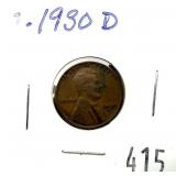 1930-D Lincoln cent