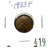 1933 Lincoln cent