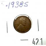 1938-S Lincoln cent