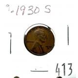 1930-S Lincoln cent