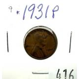 1931 Lincoln cent