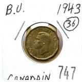 1943 Canadian nickel
