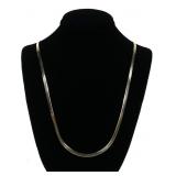 Sterling silver 24' serpentine chain, 5.1 grams