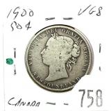 1900 Canadian half dollar