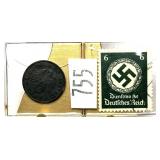 German stamp and coin