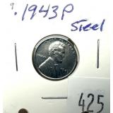 1943 Lincoln cent