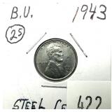 1943 Lincoln cent