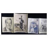Lot, 9 studio photos, signatures are part of the