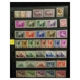 Belgium mostly mint stamps, some sets