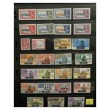 British Virgin Islands mint stamps, several sets