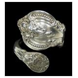 Towle sterling 'El Grandee' spoon ring, size 7