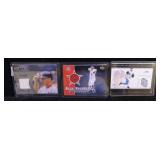 Lot, 6 Baseball Fabric Cards, see photos