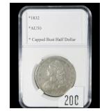 1832 Capped Bust half dollar
