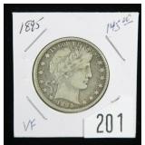 1895 Barber half dollar, VF