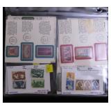Lot, 11 pages mostly sports related stamps: