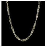 Sterling silver 20' rope chain, as new, no package
