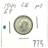 1944 English 6 pence