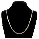 Sterling silver 16' serpentine chain, 3.9 grams