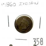 1860 Indian Head cent