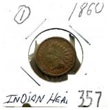 1860 Indian Head cent