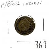 1862 Indian Head cent